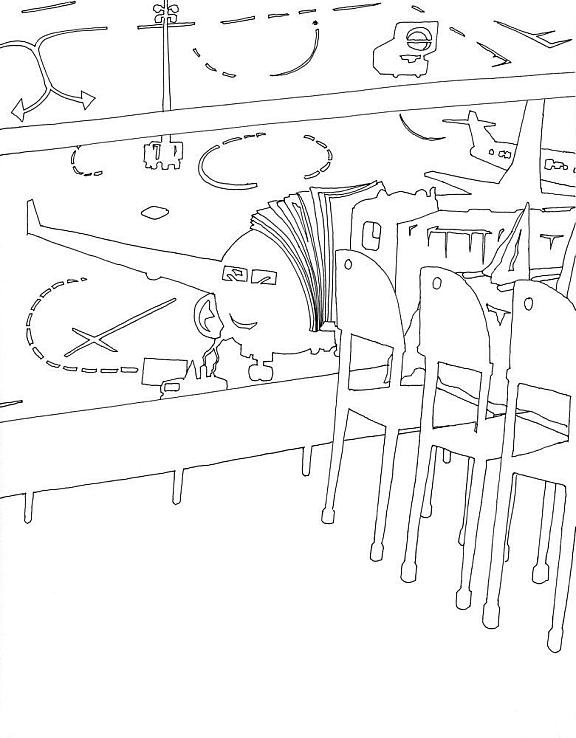 Eva Früh, artist:: Fluglinien, fluglinien