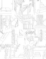 Eva Früh, artist: bühne, installation, auswahl aus 130 zeichnungen